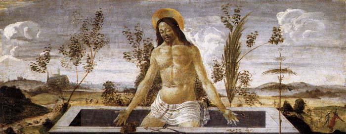 Sandro Botticelli Christ in the Sepulchre Norge oil painting art